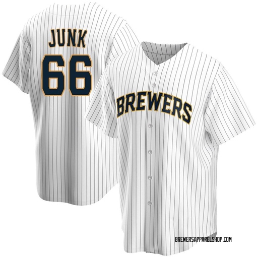 Thyago Vieira Women's Nike Cream Milwaukee Brewers Home Replica Custom Jersey