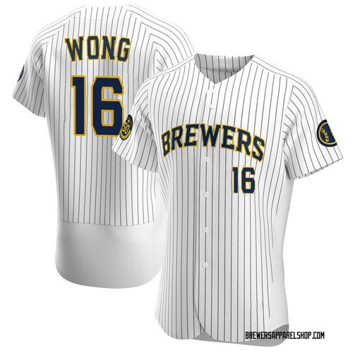 Kolten Wong Milwaukee Brewers Alternate White Baseball Player Jersey —  Ecustomily