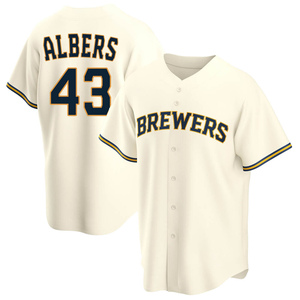 Matt Albers 2019 Game-Used Cerveceros Jersey