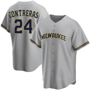 Milwaukee Brewers William Contreras Powder Blue City Connect Replica Jersey