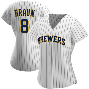 Ryan Braun Milwaukee Brewers Majestic Women's Alternate Cool Base Replica  Player Jersey - White