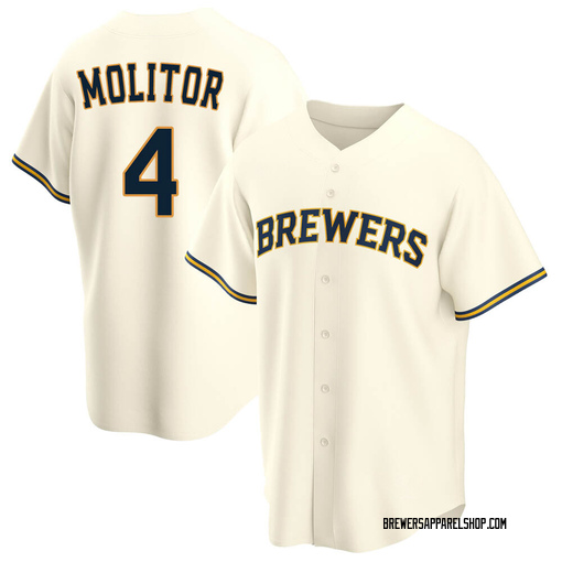 Shirts, Milwaukee Brewers Paul Molitor Jersey