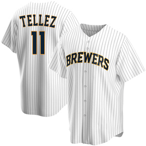 JN20) 2022 Capstone ROWDY TELLEZ Jersey Peak Milwaukee Brewers